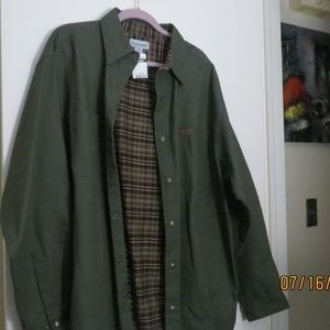 Carharrt Olive Green long sleeve overshirt